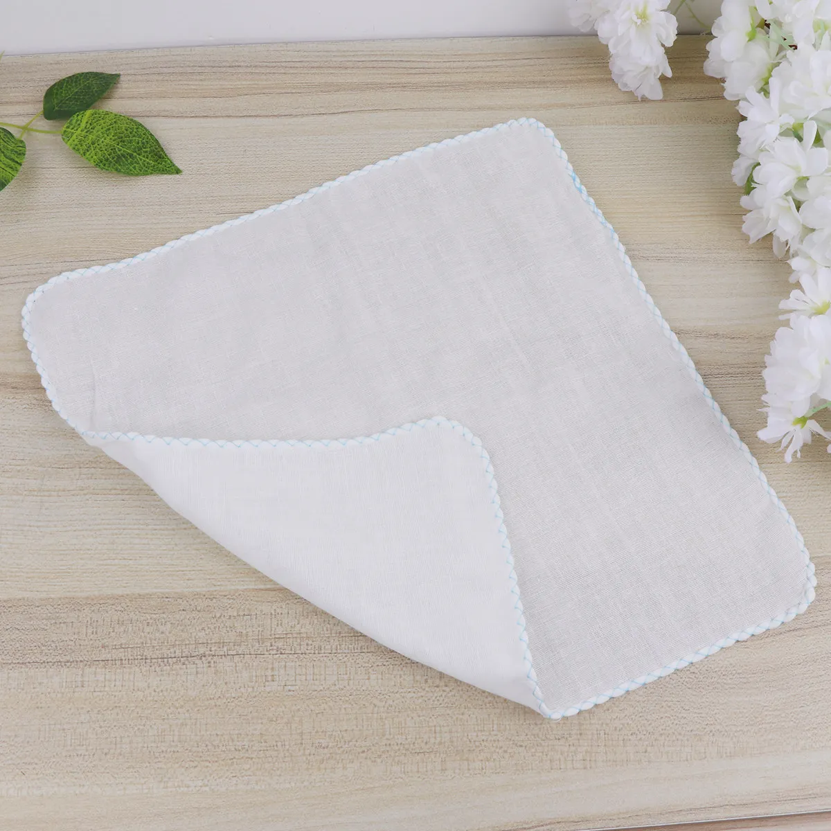 

10Pcs Cotton Gauze Handkerchief Double Layer Soft Breathable Nursing Feeding Saliva Towels Makeup Remover Small