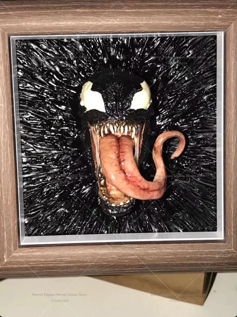 En Stock, regalo creativo, adorno de escritorio, criaturas alienígenas fluidas negras, Eddie Brock, conjunto completo, figura de acción, soldado, juguetes para regalo