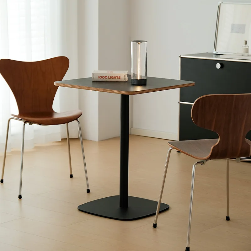 

Nordic Internet celebrity café commercial negotiation small square table home modern and simple