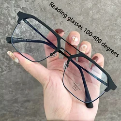 Shatar New Reading Glasses Men Anti Blue Light High Definition Large Frame Middle Aged Elderly Women Fashion High-Quality