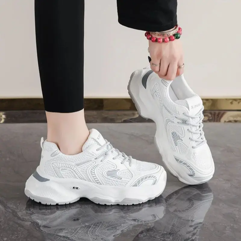 

Women's Casual Versatile Thick-Soled Sports Shoes Spring Autumn Outdoor Trendy Dad Shoes New Running Shoes