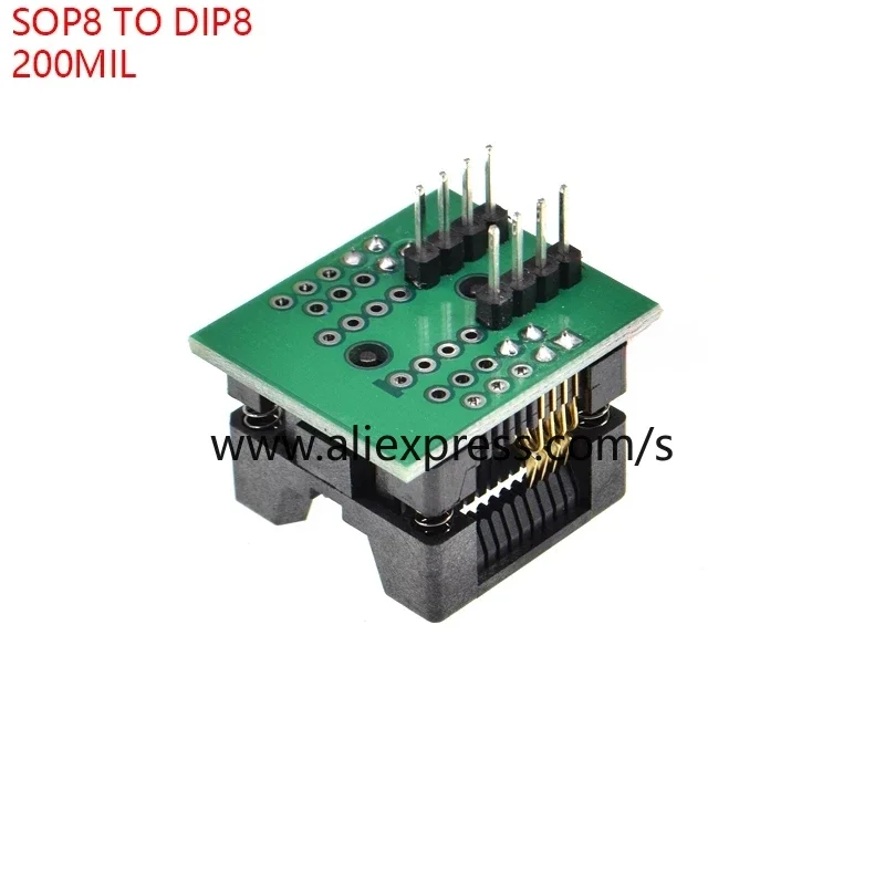 SOP8/SOP14/SOP16/SOP20/SOP28/TSSOP8/TSSOP16/TSSOP20/TSSOP28 TO DIP programmer adapter socket 150MIL 208MIL 300MIL 173MIL DIP8 28