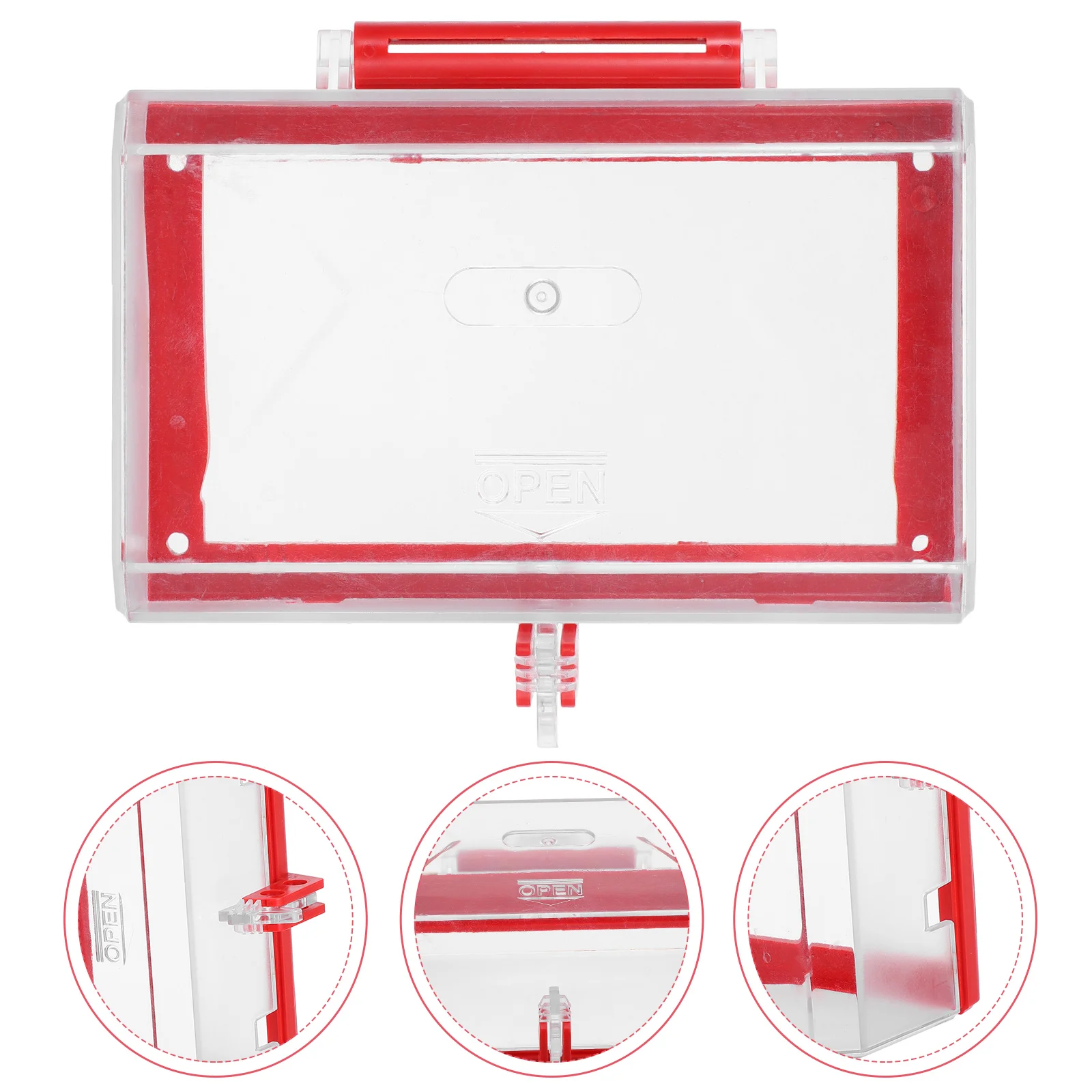 

Emergency Stop Switch Cover Button Protector Shrink Clear Plastic