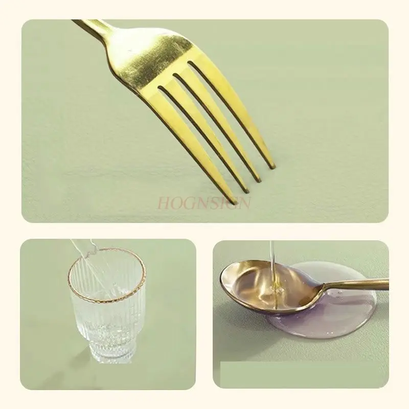 قطعة واحدة من وسادة مكتب التعلم الدوبامين، وسادة حماية مكتب الكتابة المكتبية، مفرش طاولة كمبيوتر بلون سادة مقاوم للماء #4