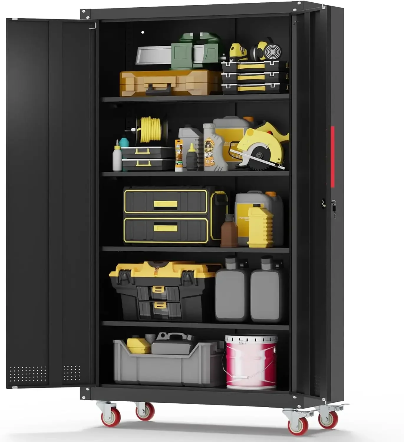 Metal Garage Cabinets with Wheels| 71