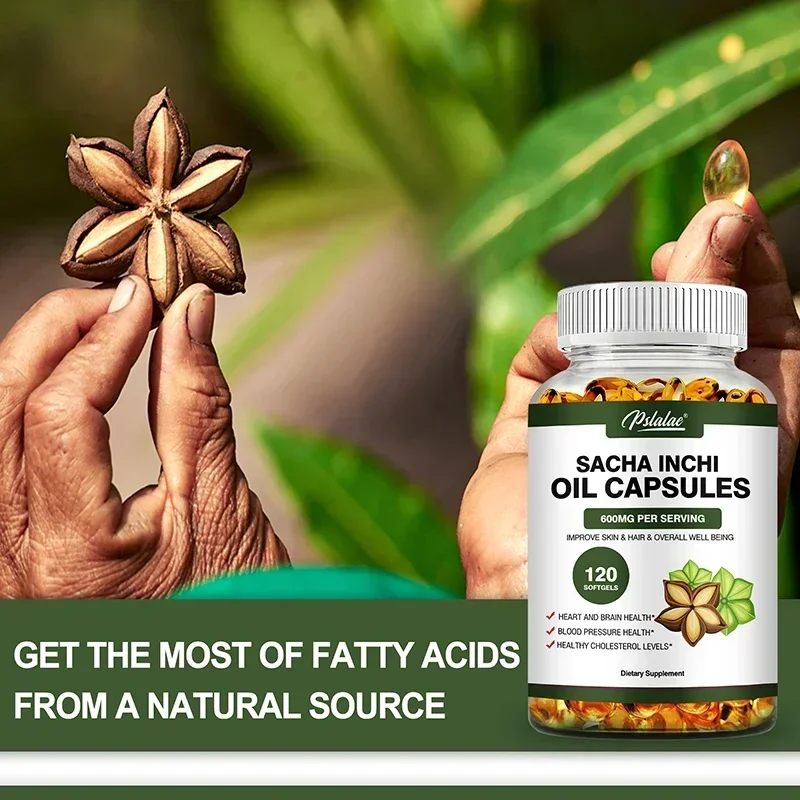كبسولات زيت إنكا إنشي - توازن مستويات الكوليسترول وتدعم ضغط الدم والقلب والدماغ وضغط الدم، وتعزز مستويات الطاقة والمناعة #5