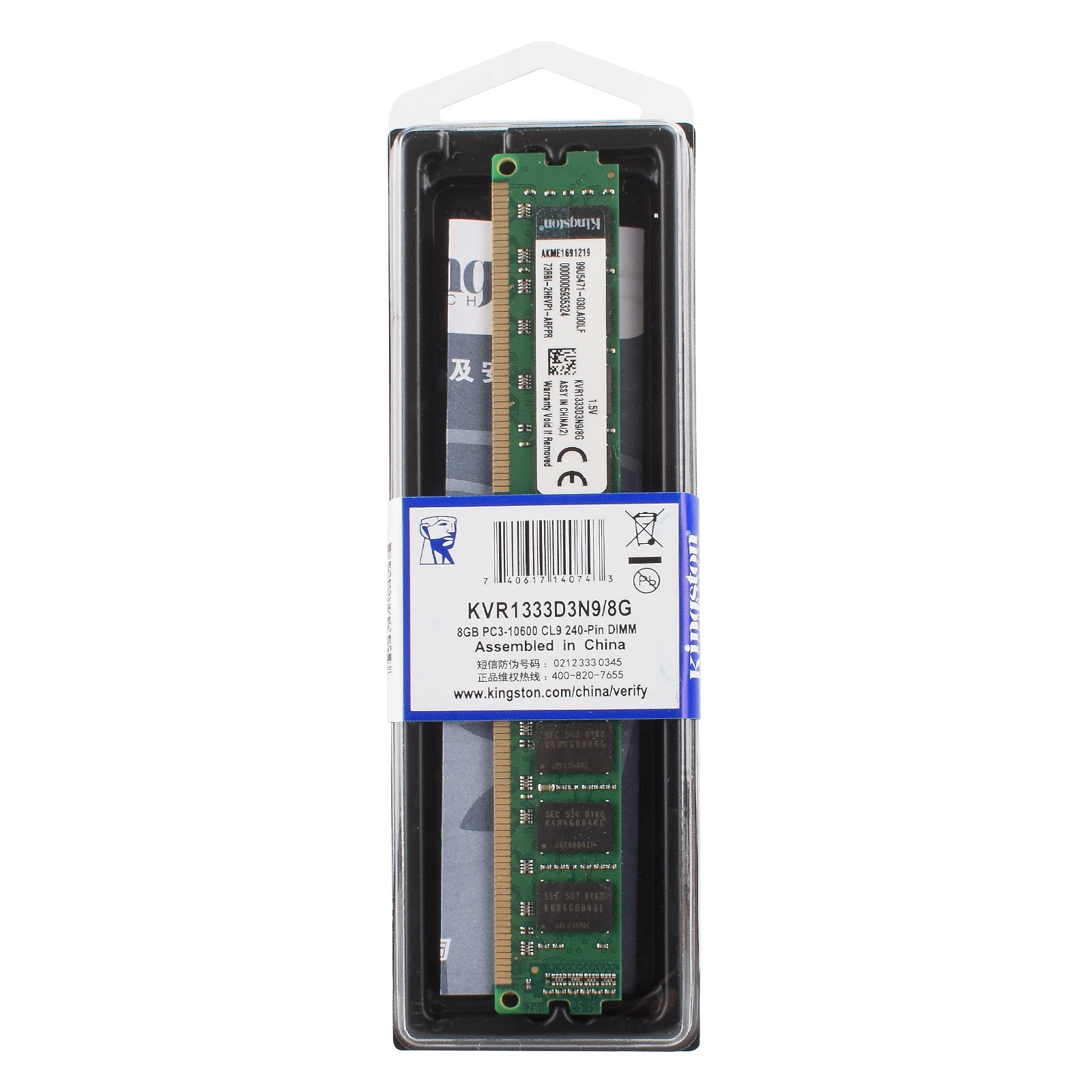 Narrow Version Kingston RAM DDR3 Memoria 8Gb 4GB 1333MHz 1600MHz 1866MHz PC3-10600 PC3-12800 for Desktop Computer Memoria Module