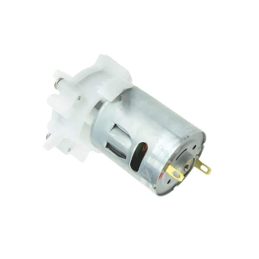 

RS-360SH Mini Gear Self-Priming Water Pump DC3-12V 4MM Port 1.5M Head for Aquarium PC Cooling Experiment Oil Water Transfer