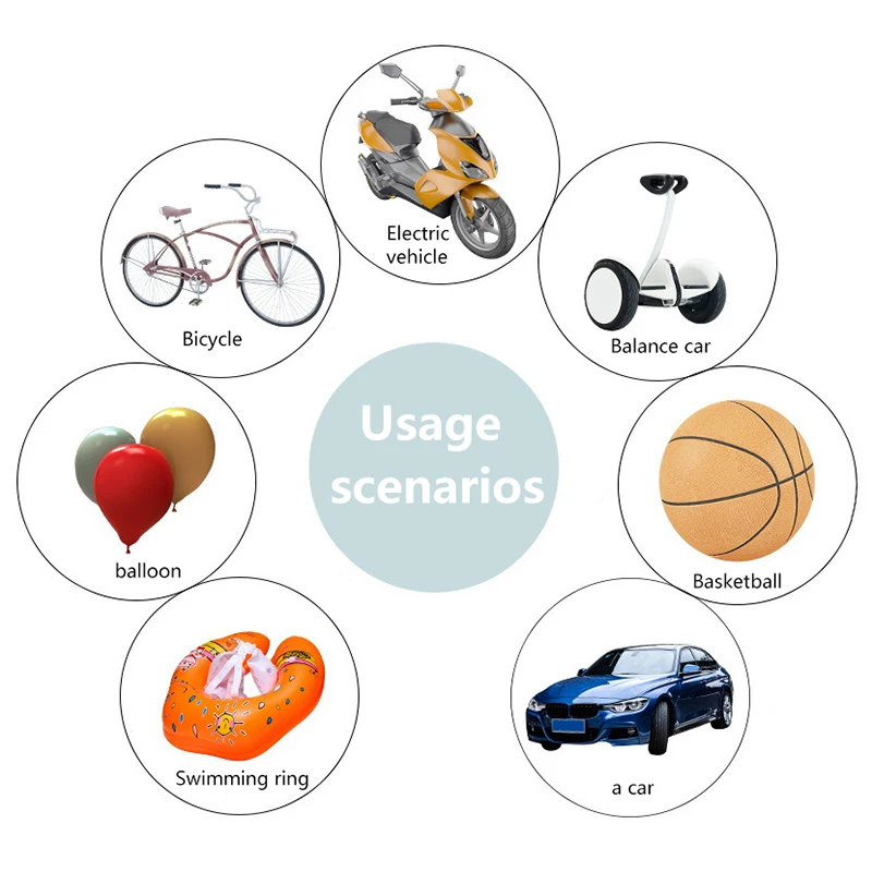 

New 1Pc 130 Psi Bike Pump Bicycle Foot Air Pump Tire Inflator Schrader Presta Valve Road Cycling Inflator