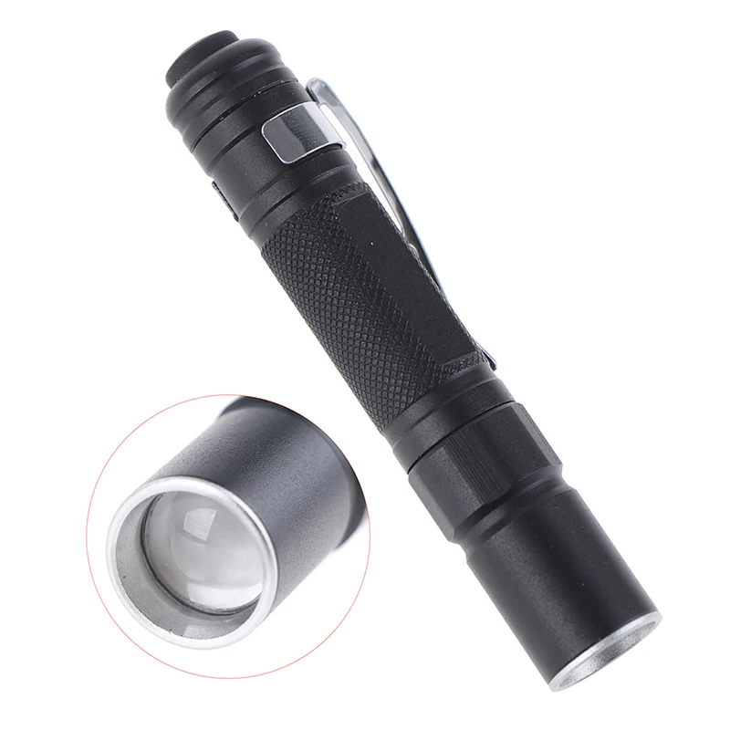 1 Piece Aluminum Alloy LED Strong Light Flashlight Mini 2000LM Pen LED Flashlight Waterproof Pen Light Pocket Torch Lighting