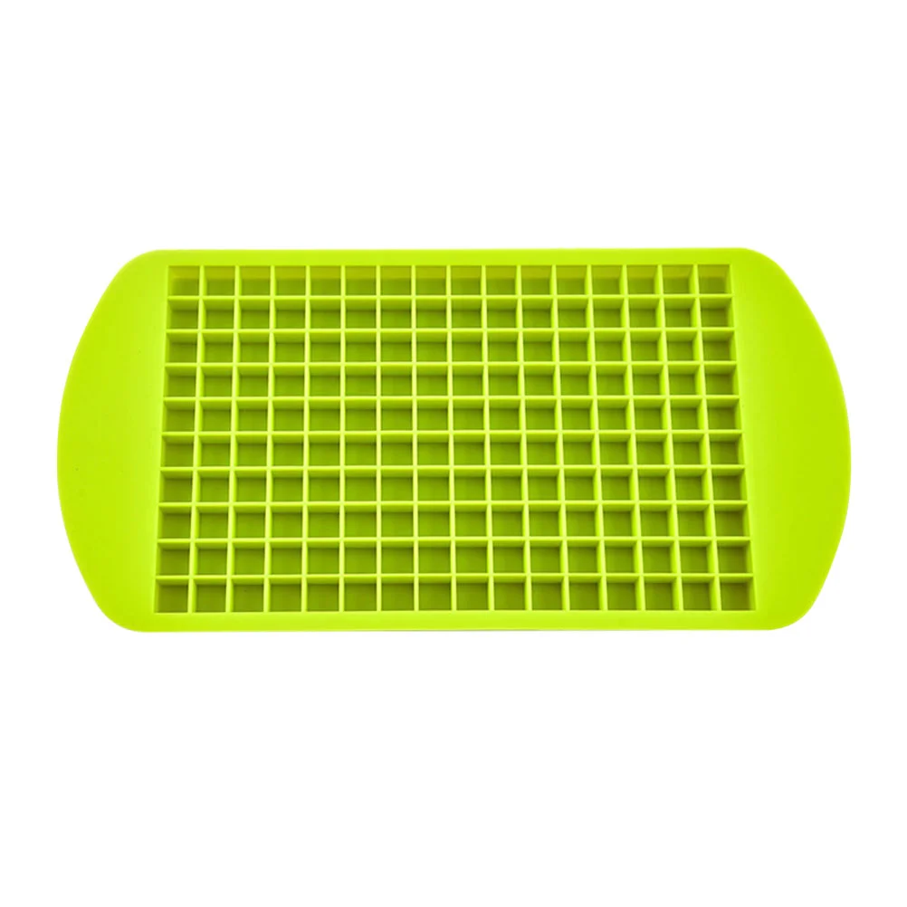 Tray Silicone Ice Cube Molds Portable Ball Maker Silica Gel Mini Square 160-holes