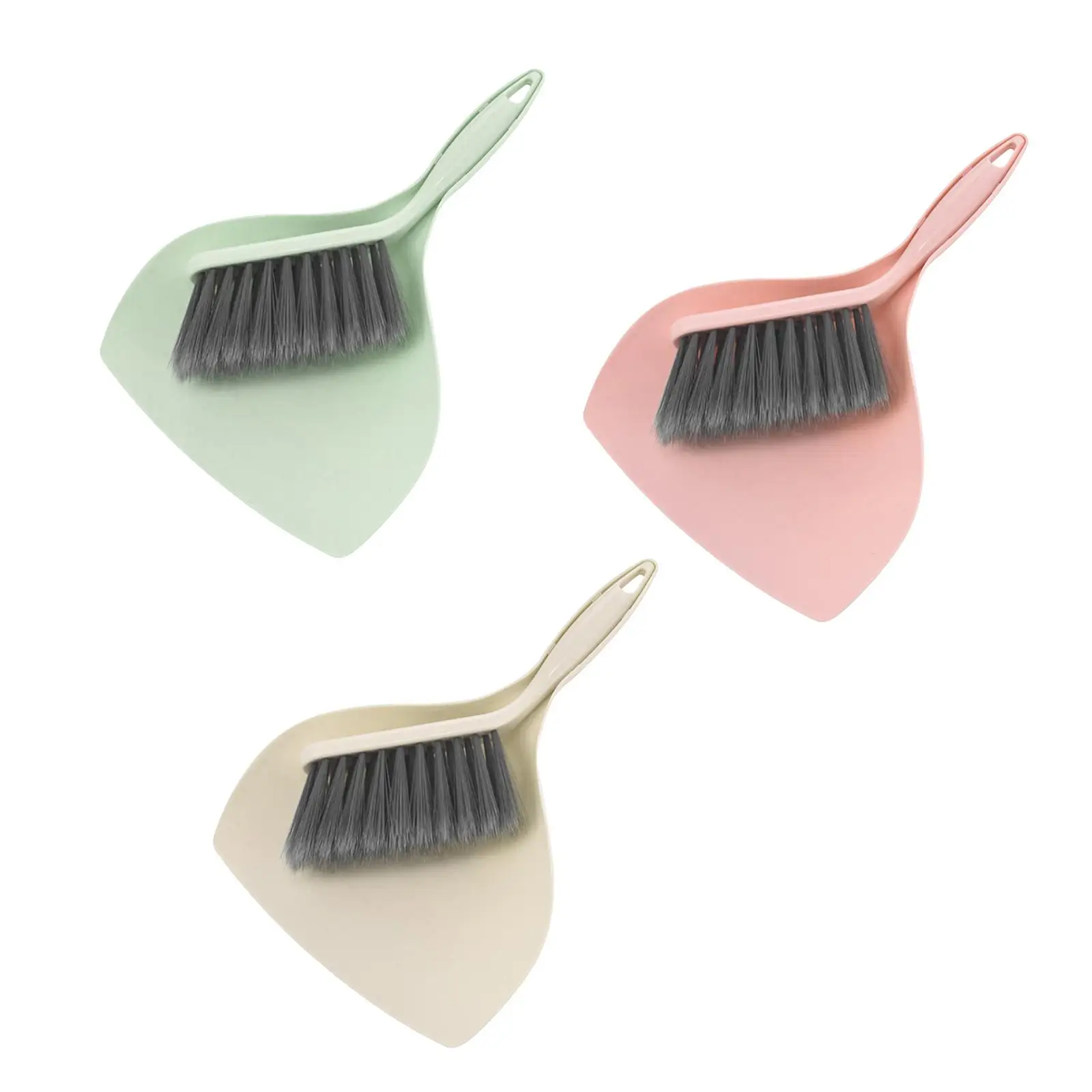 Mini Broom & Dustpan Set Small Broom Dust Shovel Household Desktop Cleaning Set for Cabinets Office Car Dining Table Waste