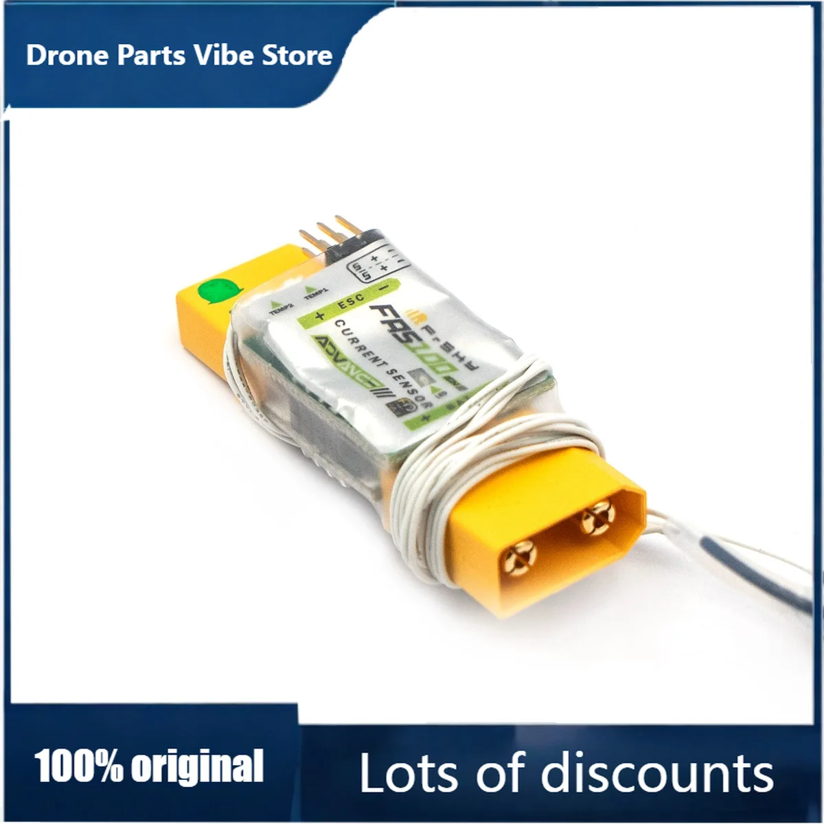 

FyFrsky FAS100 ADV Current Sensor For 0 100A Measurement High Precision Ammeter Device RC Drones