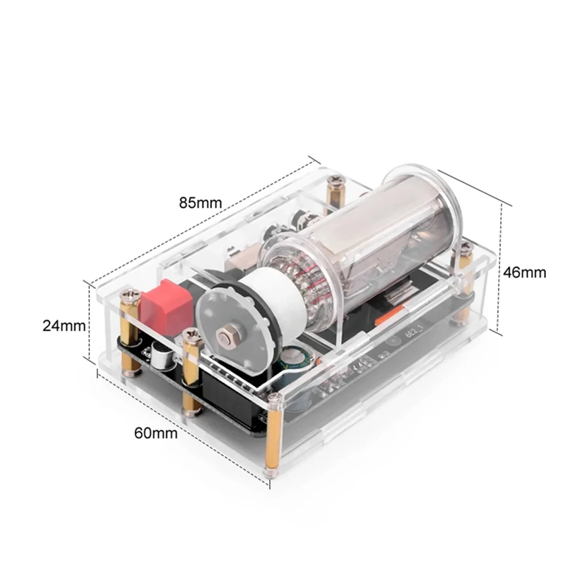 USB Low Voltage 6E2 Electronic Tube Driver Board Nostalgic VU Meter Level Indicator Board Car Music Ambient Light