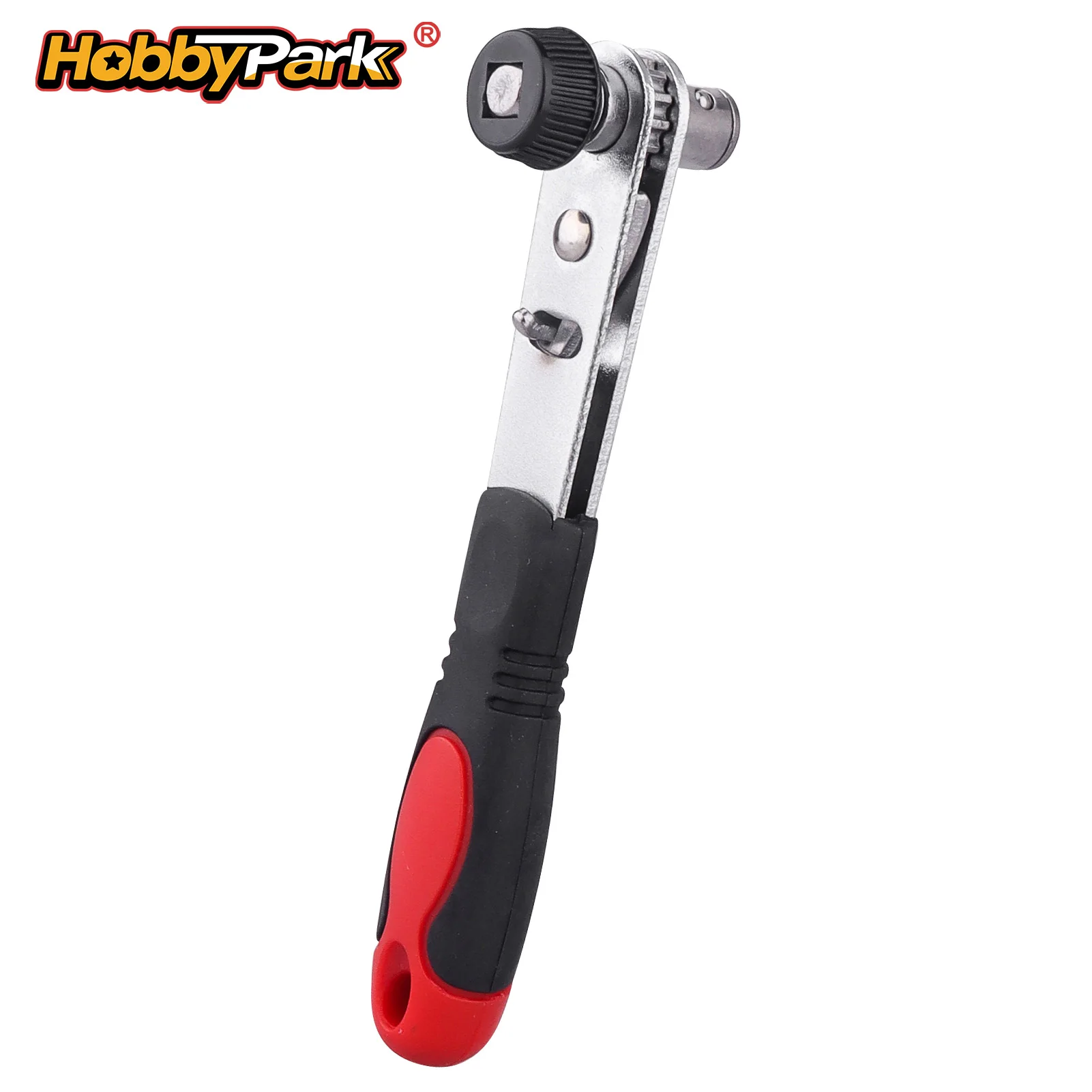HobbyPark Right Angle 1/4 Ratchet Wrench Close Quarters Screwdriver 90 Degree Mini Offset RC Repair Tool