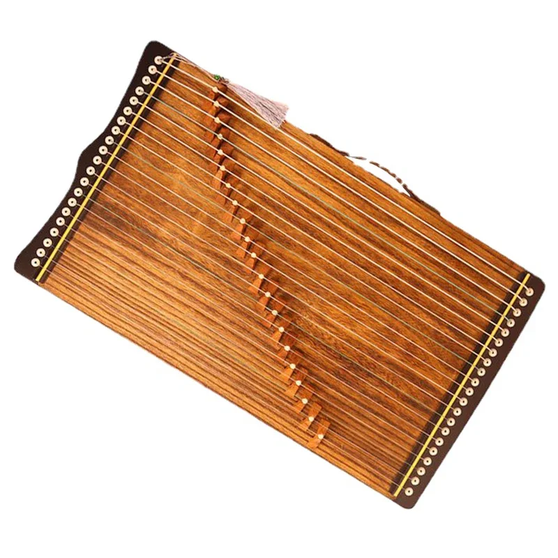 

Portable Mini Guzheng 21 Strings Professional Zither Finger Training Device Beginner Guzheng Chinese Stringed Instruments Gifts