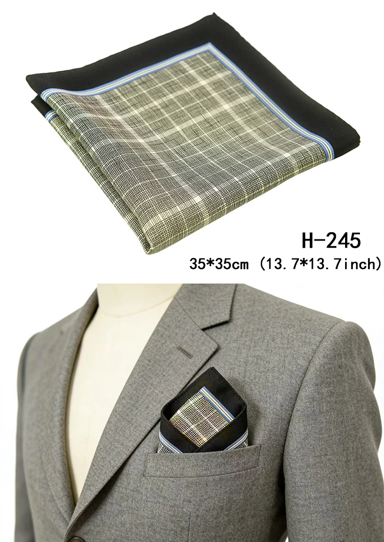 Polka Dot Checked Stripes Abstract Colorful Patchwork Multicolor Mens Hanky Classic 100% Silk Printed Unique Pocket Square