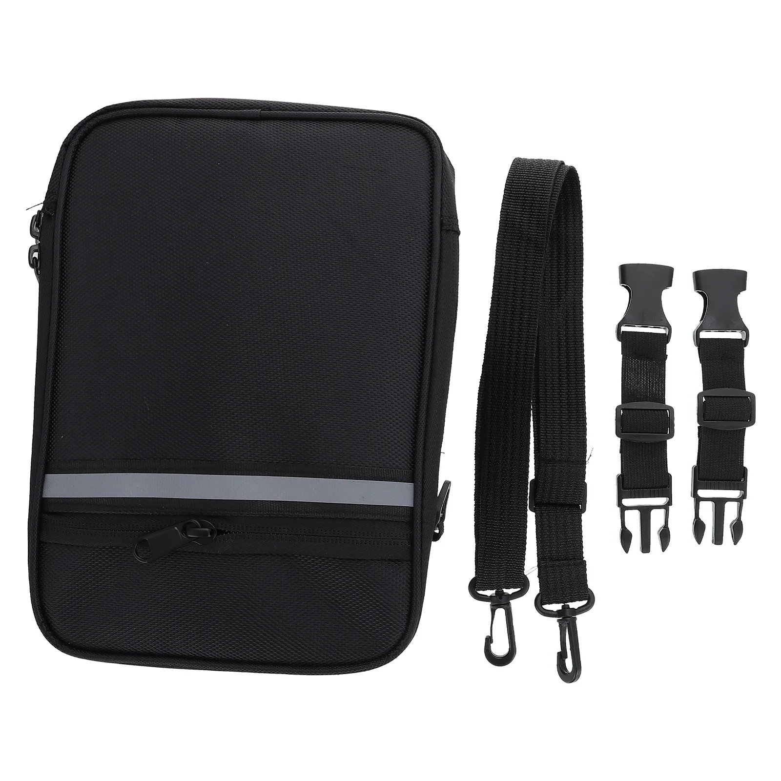 

Large Capacity Bike Tail Storage Bag For Mountain Bike Backseat Outdoor Riding Pack Pouch Reflective Design Lightweight Durable