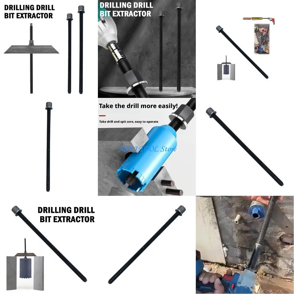 

L8RC Quick Release Bit Extractor Fit for Concrete Drilling Heavy Duty Steel 40cm