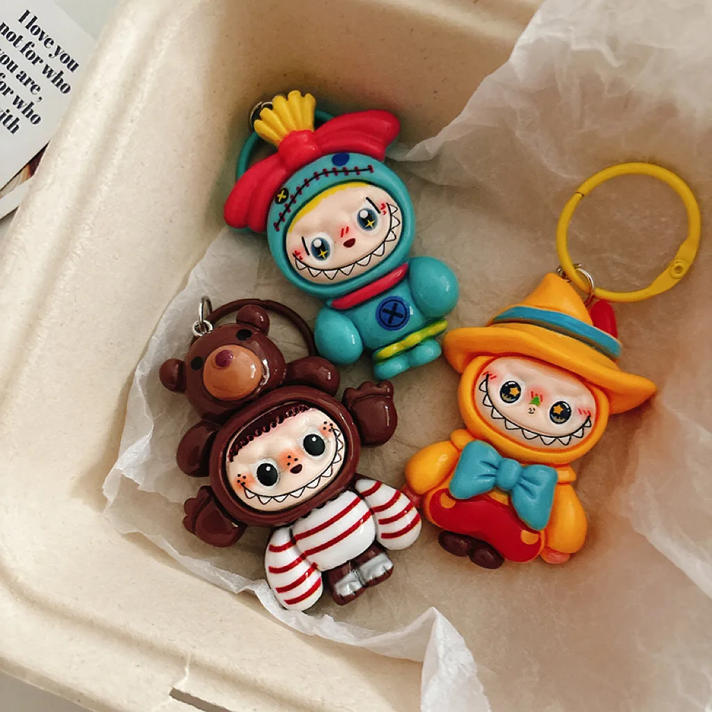 Niedliche und super Cartoon-Blindbox-Puppen, Schlüsselanhänger, Anhänger, Taschen, Anhänger und Accessoires
