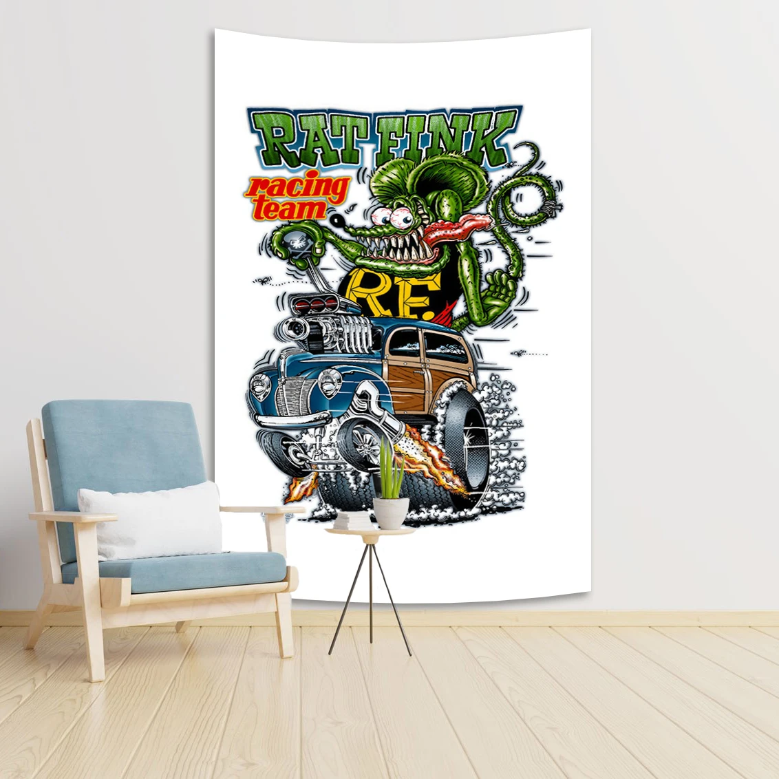 Mouse Fink Funny Poster Tapestry Legendary Wall Decoration Room Art Advertising Hanging Ft Logo