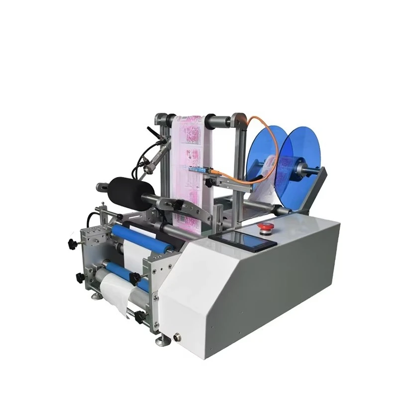 Stable Output & Accurate Detection & Long Service LifeRound Bottle Labeling Machine for Aloe Vera Gel Bottles with