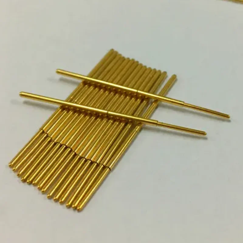 20/100PCS PAM75-J1 Spring Test Probe Test Pin Pogo Pin PM75-J1 PM75-J PCB Test Tool 0.74/1.02/27.8mm Gold Needle Round Tip