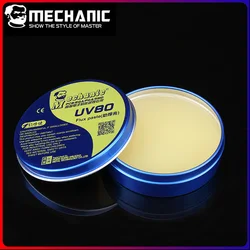 MECHANIC MCN-UV80  No-clean  Solder Flux Paste Rosin No-Clean Soldering Iron Welding Fluxes Paste for PCB BGA PGA SMD