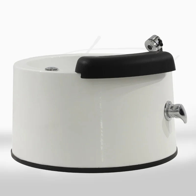 SPA Foot Bath Basin, Glass or Acrylic Material with Whirlpool Massage Function, for Pedicure and Home SPA