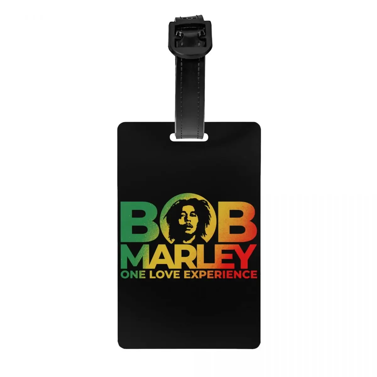 

Jamaica Singer Reggae Rock Bob Marley Luggage Tag Suitcase Baggage Privacy Cover ID Label