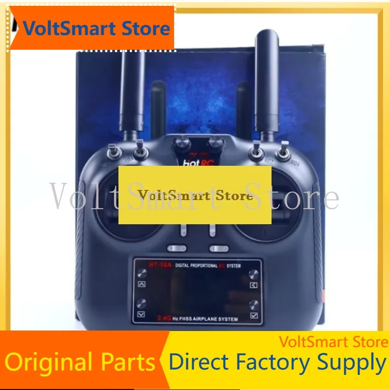 VoltSHotrc HT-10A HT10A 2.4Ghz 10CH Remote Controller F-10A F10A Receiver For RC Aircraft Vehicle Boat Drone Accessories Parts
