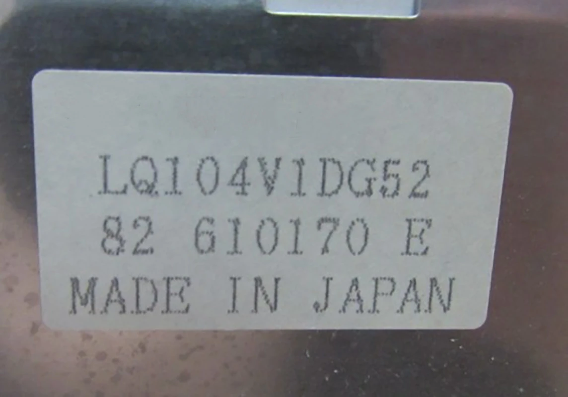 Panel LCD de 10,4 pulgadas LQ104VIDG52