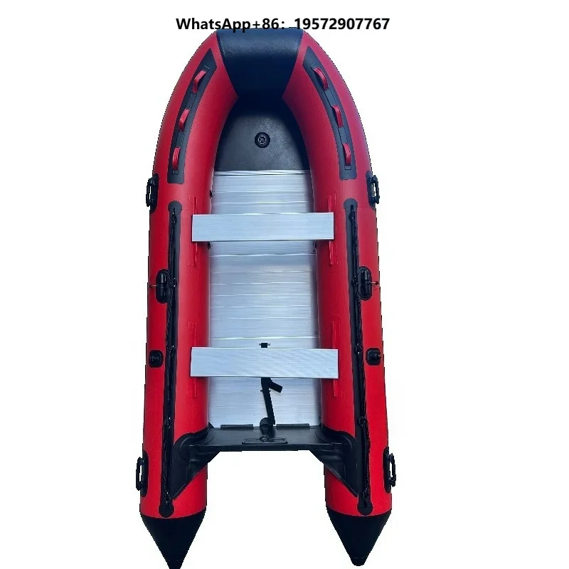Aluminum Alloy Hard-Bottom Electric Kayak Wear-Resistant Inflatable Boat with Rubber Bottom