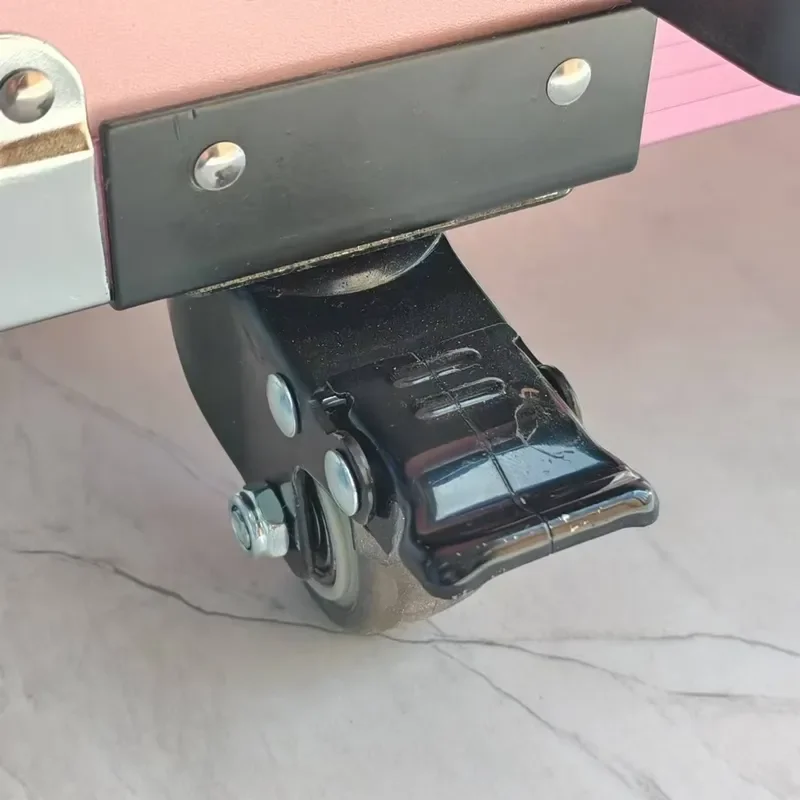 Portable Folding Manicure Table with Wheels Mobile Nail Station for Salon Beauty Spa Equipment Professional Pedicure Desk