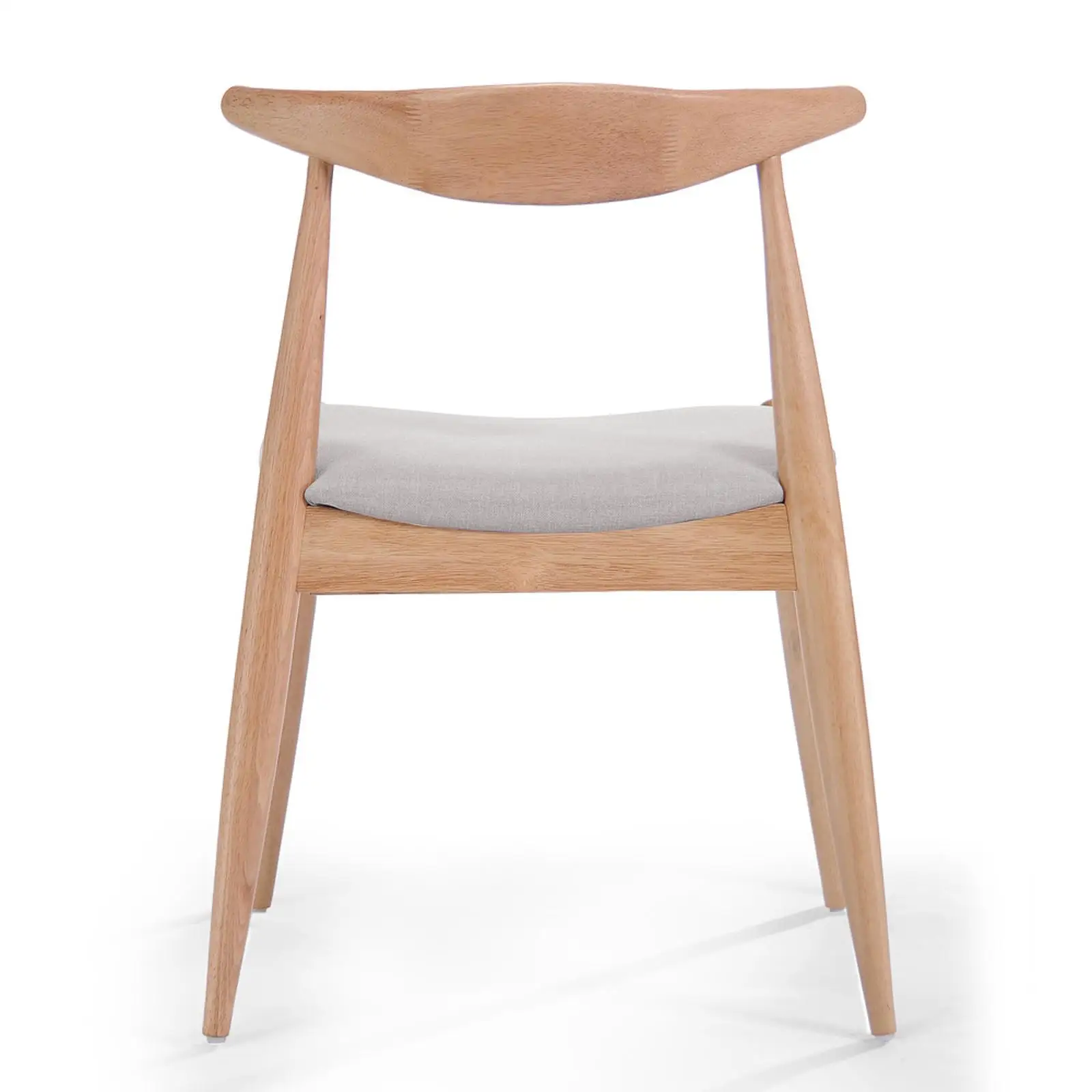 

Comfort Cushioned Rubberwood Dining Chairs Ergonomic Support Modern Seating for Dining for Farmhouse Kitchen