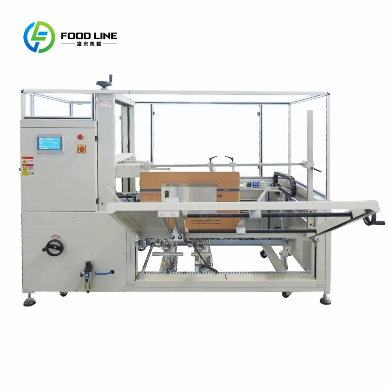 Customized Automatic Carton Erector with Adjustable Size for Corrugated Cartons & Stable Base Formation
