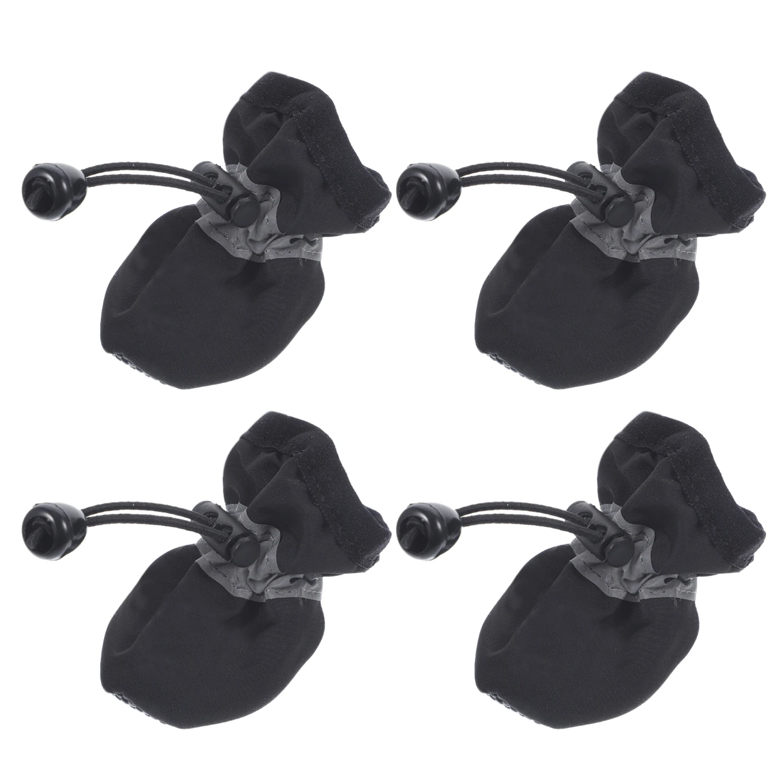 

4Pcs Waterproof Dog Rain Shoes Practical NonSlip Puppy Boots for Outdoor Walking Feet Covers Protector Pet Shoe Set