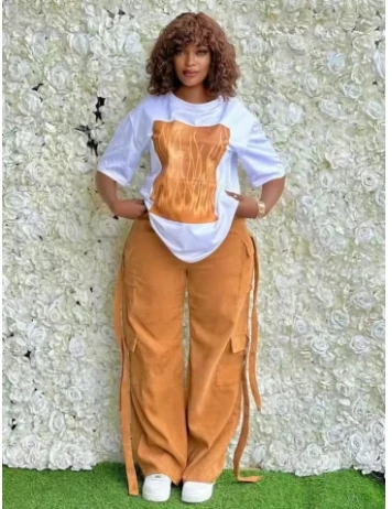2025 2 Piece Women Sets Dashiki African New Arrival Summer Spring Matching Sets Two Pieces Sets Top Pants Suits Outfits Clothing
