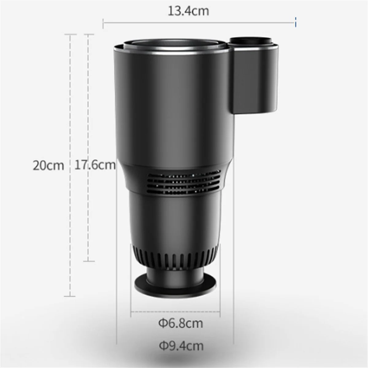 

Car 12V Heating Cooling Cup Intelligent Beverage Holder Cooling Heating Cup Smart 2 In 1 Cup with Temperature