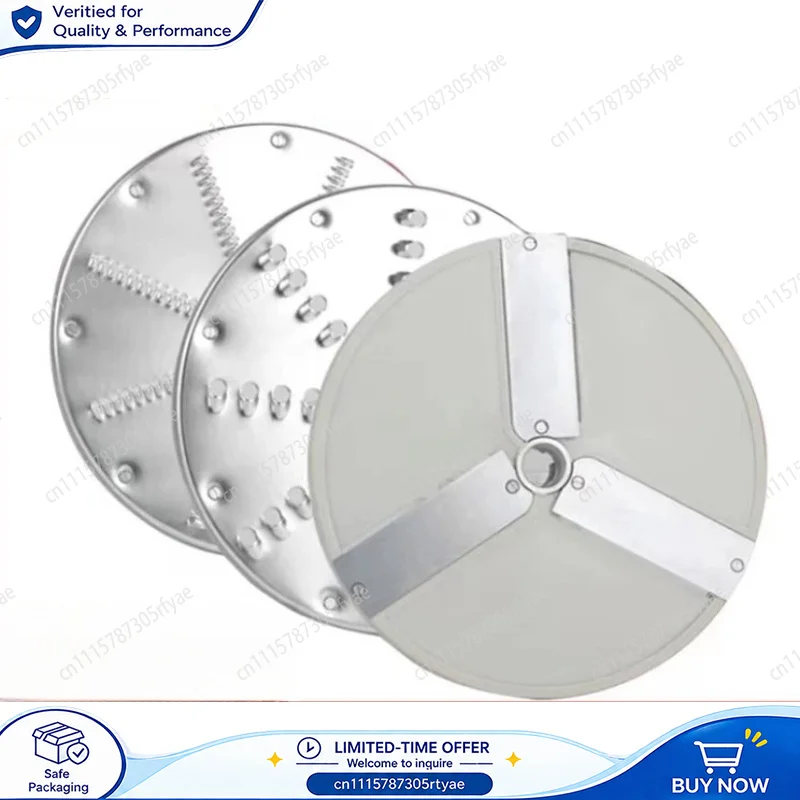 Vegetable Cutter Blade Disc Replacement Accessories for Commercial Food Processor Slicing Shredding Dicing and Julienne Cutting
