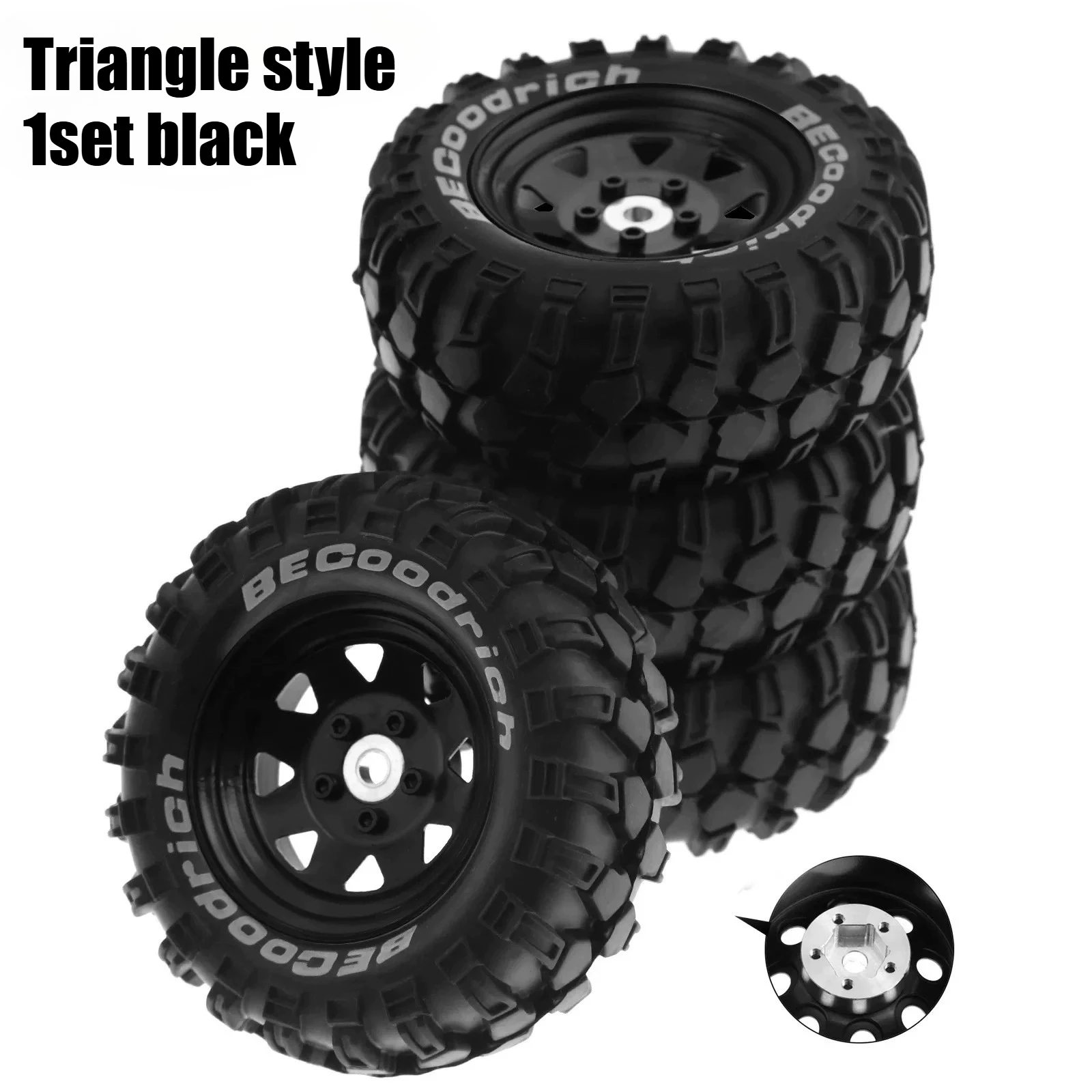 MJX H12Y H12Y + H12P 1/12 RC Simulatie Klimmen Auto Onderdelen Band Huid + Metalen Wielset