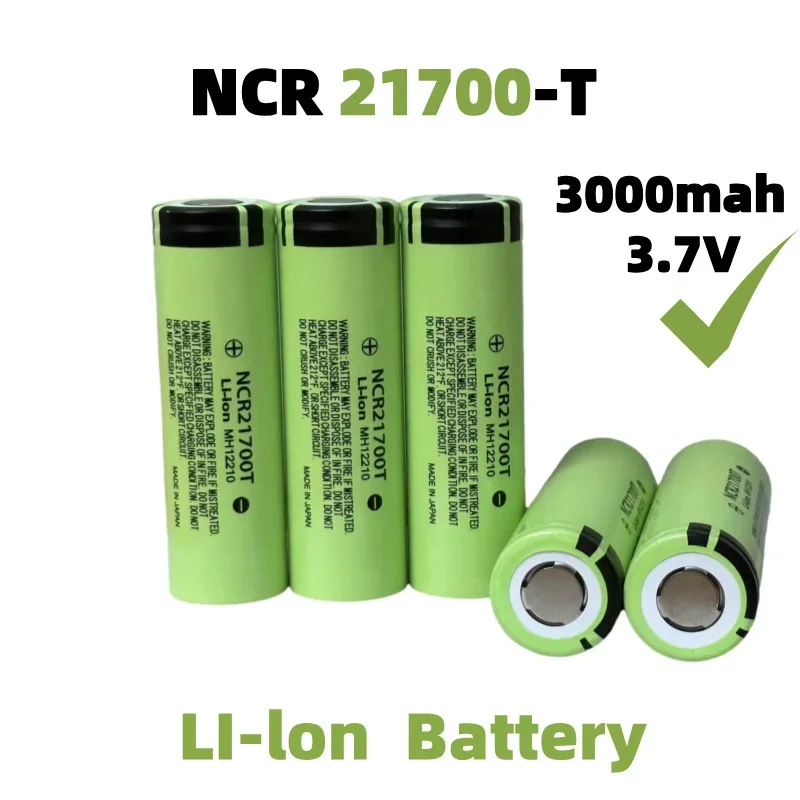 New Original brand battery 21700 NCR21700T 3.7V 3000mAh 3C 15A Rechargeable lithium Li-ion batteries for Electric vehicle