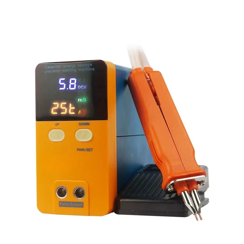 GLITTER 801B Small Handheld 18650 Touch Welding Machine New 220V Energy Storage Capacitor Spot Lithium Battery Welding