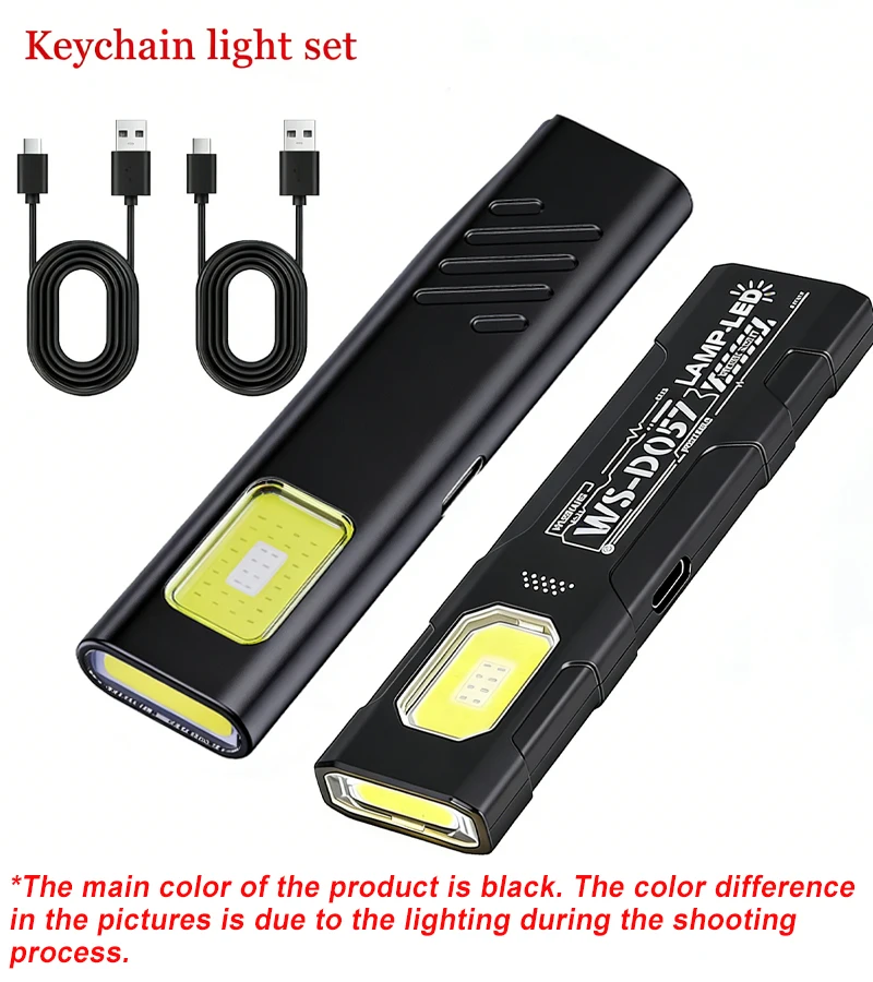 Sicherheits-Blinkleuchte, Warnleuchte, starkes Licht, Mini, tragbar, für den Außenbereich, Wartung, Notfall, EDC-Taschenlampe, Messerkappe, Cli