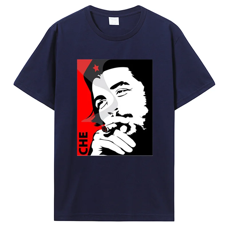 Men's Che Guevara T-shirt Hombre O-Neck Short Sleeves Tops Unisex Tshirt Cotton Fitness T Shirt Summer Casual Oversized Tees