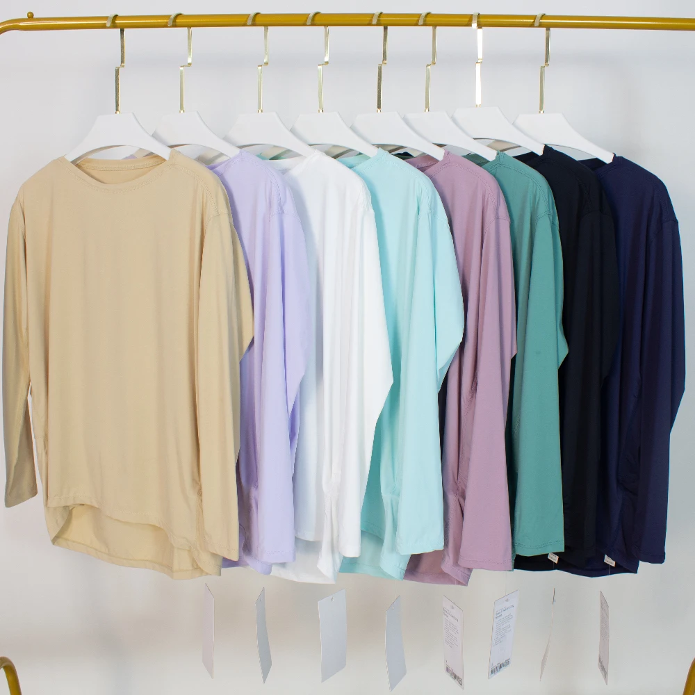 

Ladies' large-size sunscreen long-sleeved shirt, made of soft and skin-friendly fabric, with a cool touch and high elasticity