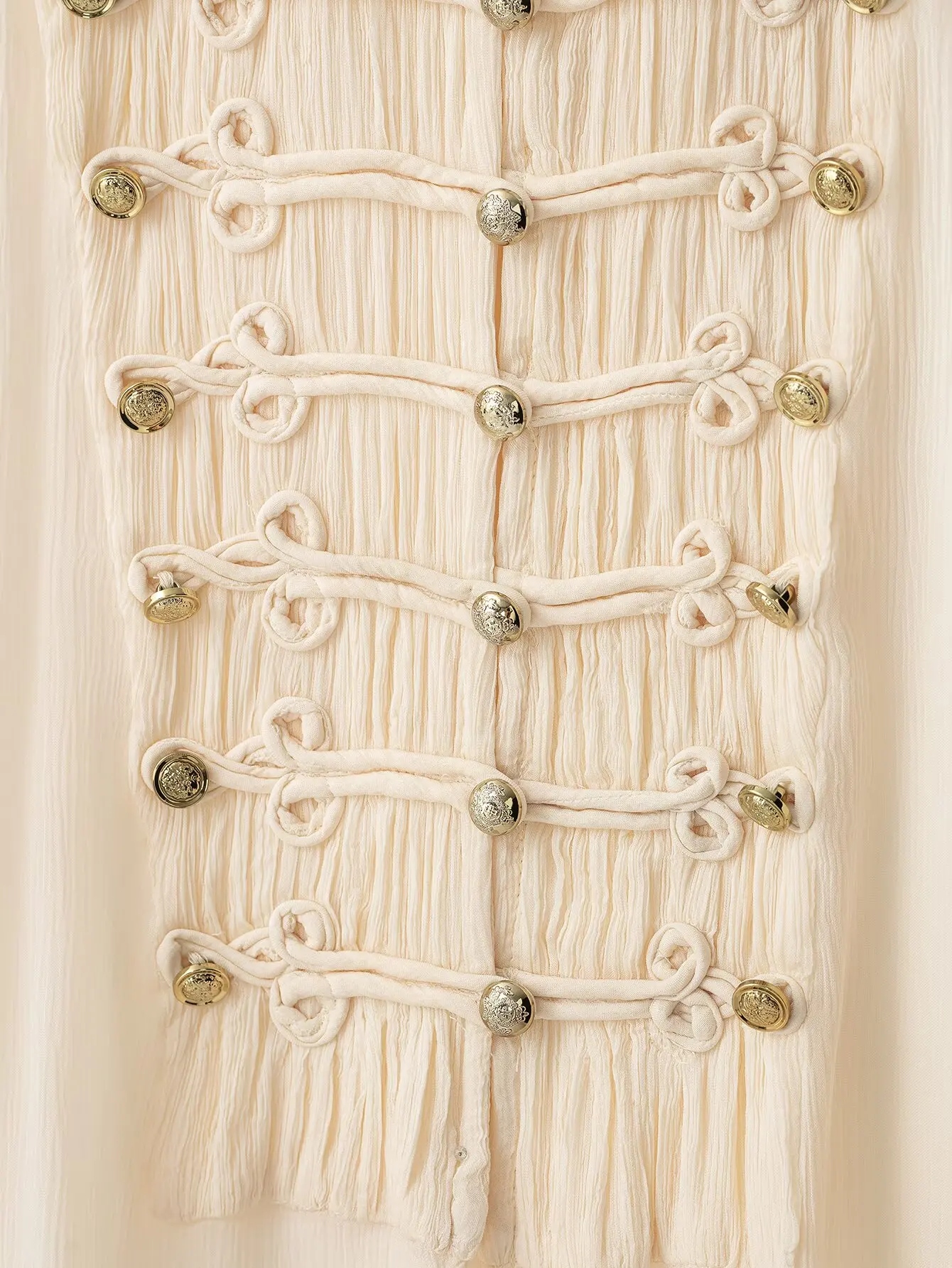 TFMLN 2026 Damen Bluse mit ausgestellten Ärmeln, schmal geschnitten, hoher Kragen, Knopfleiste, elegantes Napoleon-Hemd, schickes, transparentes, unifarbenes Oberteil für den Urlaub. – Detail 8