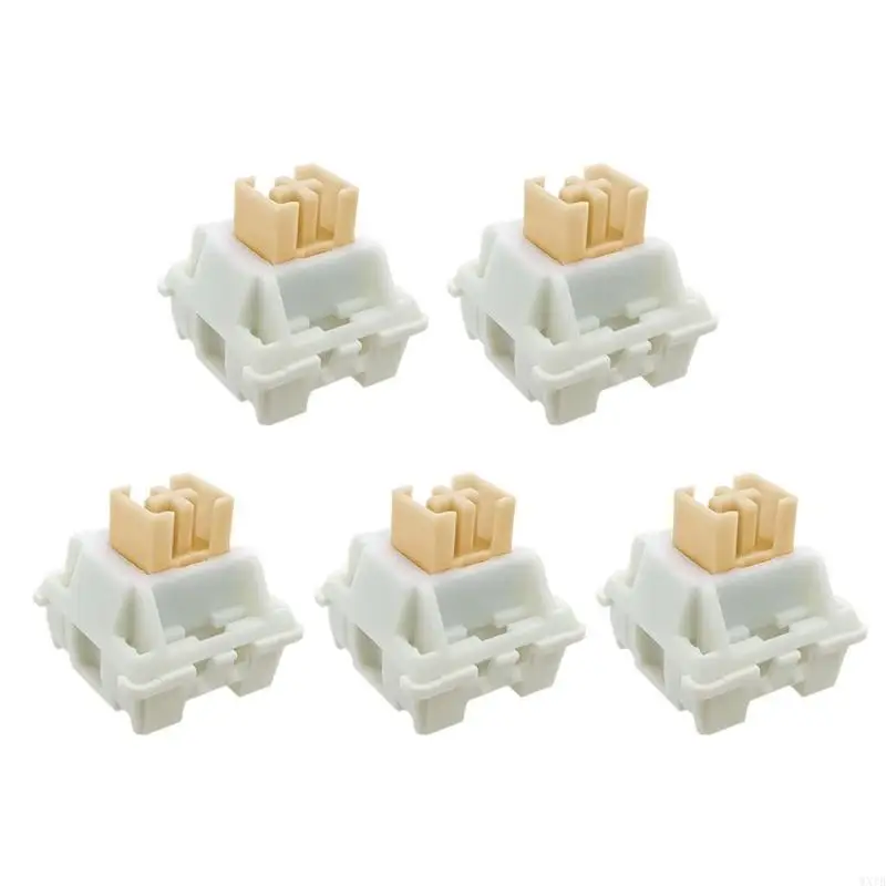 Тихий кремовый желтый персиковые линии Механические переключатели