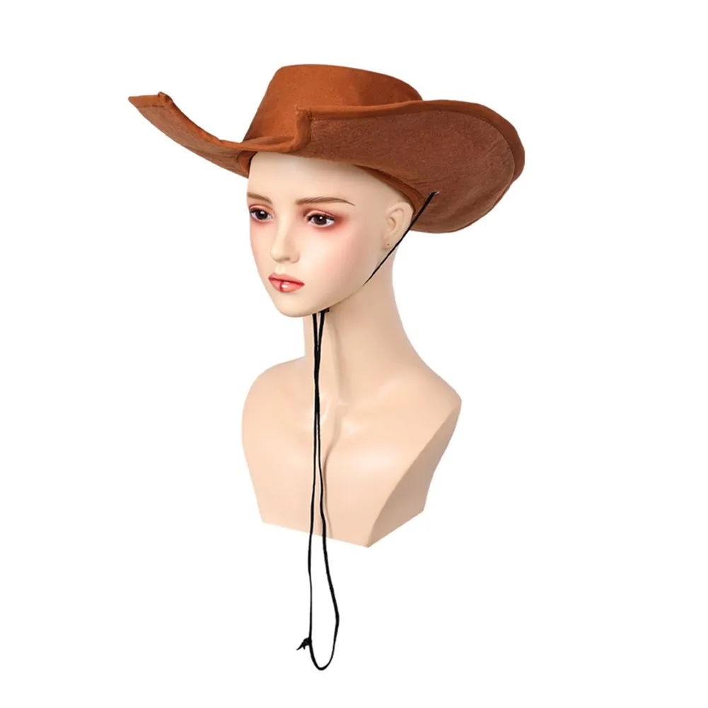 Chapeau de Cowboy Occidental pour Cosplay Adulte, Casquette de Jeu Final Cos nette, Vêtements de Sauna, Accessoires de ixd'Halloween et de Carnaval