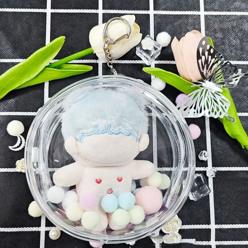 Sac d'extérieur Transparent de 10cm, nouveau Style, accessoires de poupée, boîte d'exposition de poupée multicolore, mallette de rangement transparente en PVC